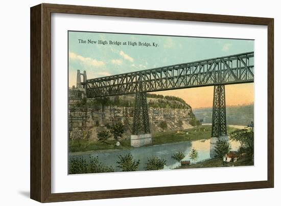 Tresle at High Bridge, Kentucky-null-Framed Art Print