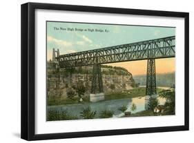 Tresle at High Bridge, Kentucky-null-Framed Art Print