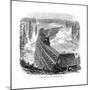 Trestle Bridge on the Union Pacific Railroad, USA, 1876-null-Mounted Giclee Print