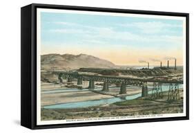 Trestle over Rio Grande, El Paso-null-Framed Stretched Canvas