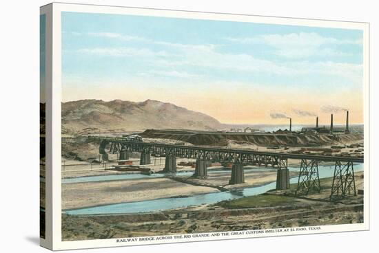 Trestle over Rio Grande, El Paso-null-Stretched Canvas