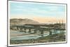 Trestle over Rio Grande, El Paso-null-Mounted Premium Giclee Print