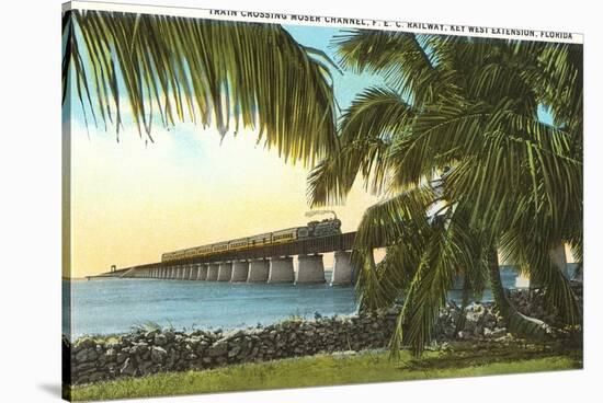 Trestle to Key West, Florida-null-Stretched Canvas