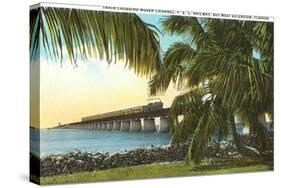 Trestle to Key West, Florida-null-Stretched Canvas