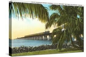 Trestle to Key West, Florida-null-Stretched Canvas
