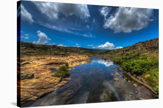 Treur River Crossing-demerzel21-Stretched Canvas