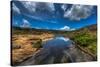 Treur River Crossing-demerzel21-Stretched Canvas