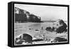 Trevaunance Cove, Cornwall Coast, 1937-null-Framed Stretched Canvas