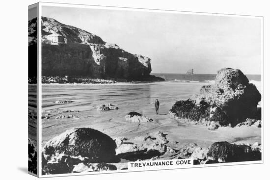 Trevaunance Cove, Cornwall Coast, 1937-null-Stretched Canvas
