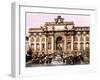 Trevi Fountain, 1890s-Science Source-Framed Giclee Print