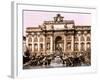 Trevi Fountain, 1890s-Science Source-Framed Giclee Print
