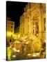 Trevi Fountain at Night, Rome, Italy-Connie Ricca-Stretched Canvas