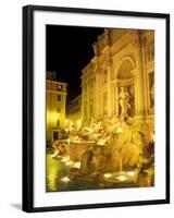 Trevi Fountain at Night, Rome, Italy-Connie Ricca-Framed Photographic Print