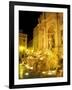 Trevi Fountain at Night, Rome, Italy-Connie Ricca-Framed Photographic Print