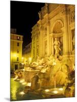 Trevi Fountain at Night, Rome, Italy-Connie Ricca-Mounted Photographic Print