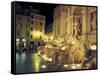Trevi Fountain at Night, Rome, Italy-Connie Ricca-Framed Stretched Canvas