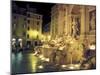 Trevi Fountain at Night, Rome, Italy-Connie Ricca-Mounted Premium Photographic Print