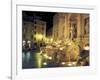 Trevi Fountain at Night, Rome, Italy-Connie Ricca-Framed Premium Photographic Print