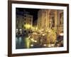 Trevi Fountain at Night, Rome, Italy-Connie Ricca-Framed Premium Photographic Print