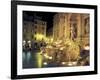 Trevi Fountain at Night, Rome, Italy-Connie Ricca-Framed Premium Photographic Print