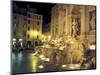 Trevi Fountain at Night, Rome, Italy-Connie Ricca-Mounted Photographic Print
