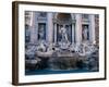 Trevi Fountain, Created by Nicola Salvi, Rome, Italy-Martin Moos-Framed Photographic Print