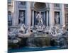 Trevi Fountain, Created by Nicola Salvi, Rome, Italy-Martin Moos-Mounted Photographic Print