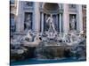 Trevi Fountain, Created by Nicola Salvi, Rome, Italy-Martin Moos-Stretched Canvas