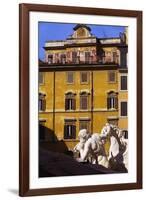 Trevi Fountain Detail, Rome, Italy-John Miller-Framed Photographic Print