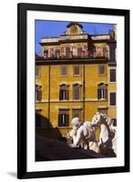 Trevi Fountain Detail, Rome, Italy-John Miller-Framed Photographic Print