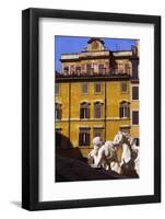 Trevi Fountain Detail, Rome, Italy-John Miller-Framed Photographic Print