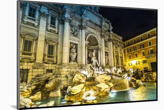 Trevi Fountain - Famous Landmark in Rome-bloodua-Mounted Photographic Print