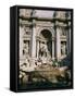 Trevi Fountain (Fontana Di Trevi), Rome, Lazio, Italy, Europe-Hans Peter Merten-Framed Stretched Canvas