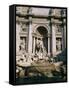 Trevi Fountain (Fontana Di Trevi), Rome, Lazio, Italy, Europe-Hans Peter Merten-Framed Stretched Canvas