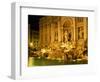 Trevi Fountain Illuminated at Night in Rome, Lazio, Italy, Europe-Nigel Francis-Framed Photographic Print