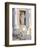 Trevi Fountain in Afternoon Light III-Laura DeNardo-Framed Photographic Print