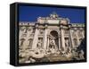 Trevi Fountain, One of the Landmarks of Rome, Lazio, Italy, Europe-Hans Peter Merten-Framed Stretched Canvas