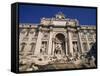 Trevi Fountain, One of the Landmarks of Rome, Lazio, Italy, Europe-Hans Peter Merten-Framed Stretched Canvas