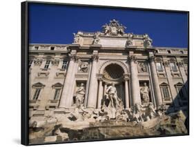 Trevi Fountain, One of the Landmarks of Rome, Lazio, Italy, Europe-Hans Peter Merten-Framed Photographic Print