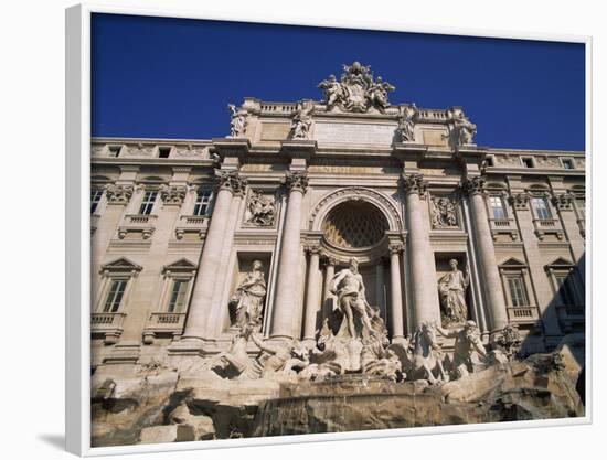 Trevi Fountain, One of the Landmarks of Rome, Lazio, Italy, Europe-Hans Peter Merten-Framed Photographic Print