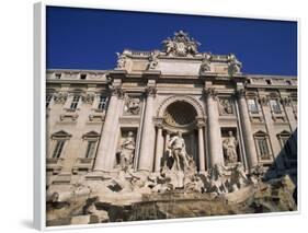 Trevi Fountain, One of the Landmarks of Rome, Lazio, Italy, Europe-Hans Peter Merten-Framed Photographic Print