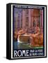 Trevi Fountain, Roma Italy 4-Anna Siena-Framed Stretched Canvas