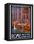 Trevi Fountain, Roma Italy 4-Anna Siena-Framed Stretched Canvas