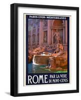 Trevi Fountain, Roma Italy 4-Anna Siena-Framed Giclee Print