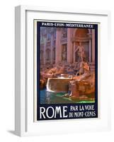 Trevi Fountain, Roma Italy 4-Anna Siena-Framed Giclee Print