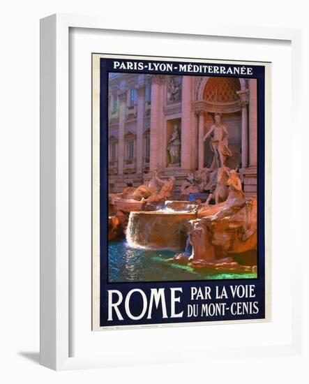 Trevi Fountain, Roma Italy 4-Anna Siena-Framed Giclee Print