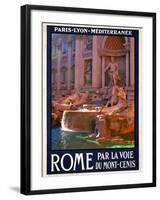 Trevi Fountain, Roma Italy 4-Anna Siena-Framed Giclee Print