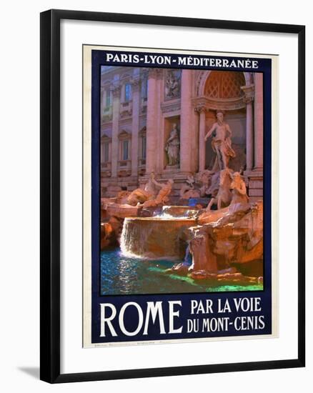 Trevi Fountain, Roma Italy 4-Anna Siena-Framed Giclee Print