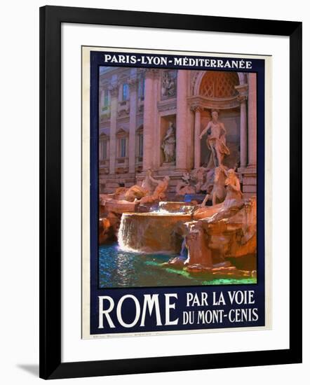 Trevi Fountain, Roma Italy 4-Anna Siena-Framed Premium Giclee Print