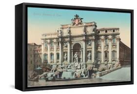 Trevi Fountain, Rome, Italy-null-Framed Stretched Canvas